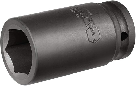 Jetech 3/4 Inch Drive 1-3/16 Inch Deep Impact Socket, Made with Heat-Treated Chrome Molybdenum Alloy Steel, 6-Point Design, SAE