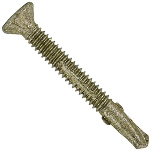 10x1-5/8 Reamer Tek Torx/Star Head Self-Drilling Wood to Metal Screws - for Flatbeds, Trailers - T-30 Torx Screw Head 5 POUNDS 565 Screws Count
