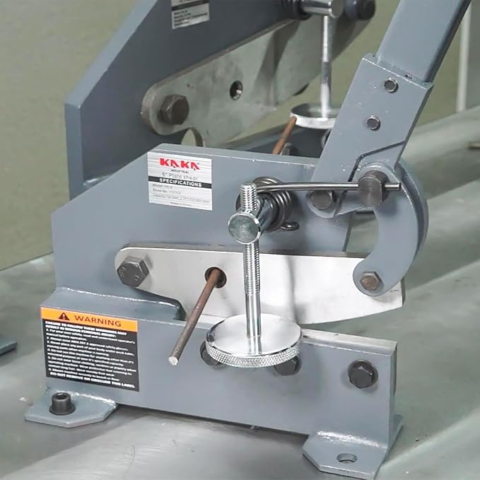 KAKA INDUSTRIAL Metal Shear, 5 Inch Sheet Metal Cutter for Steel Bars and Copper Plates,Hand Tool for Auto Repair, HVAC Duct Trimming,DIY Workshops HS-5