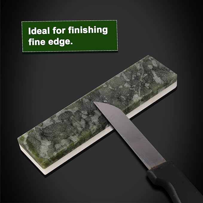 Sharpening stone,Combination Portable 8000# /10000# Natural Whetstone, Fine Grinding and Polishing Sharpening Agate Stone