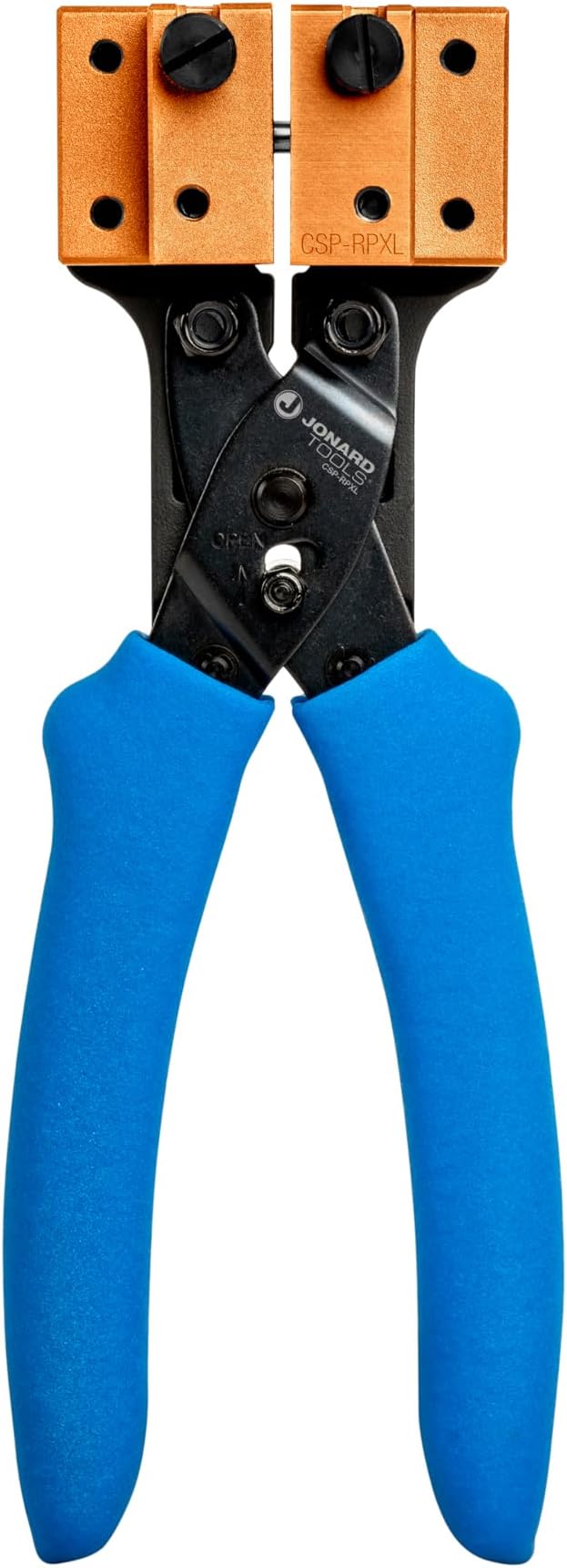 Jonard Tools CSP-RPXL Cable Slitting Pliers for RPX Long Span Cable - Free Ribbon Fiber Optic Cable, Ergonomic Spring-Loaded Handle, Fixed Ultra-Sharp Blade, with Guide Blocks