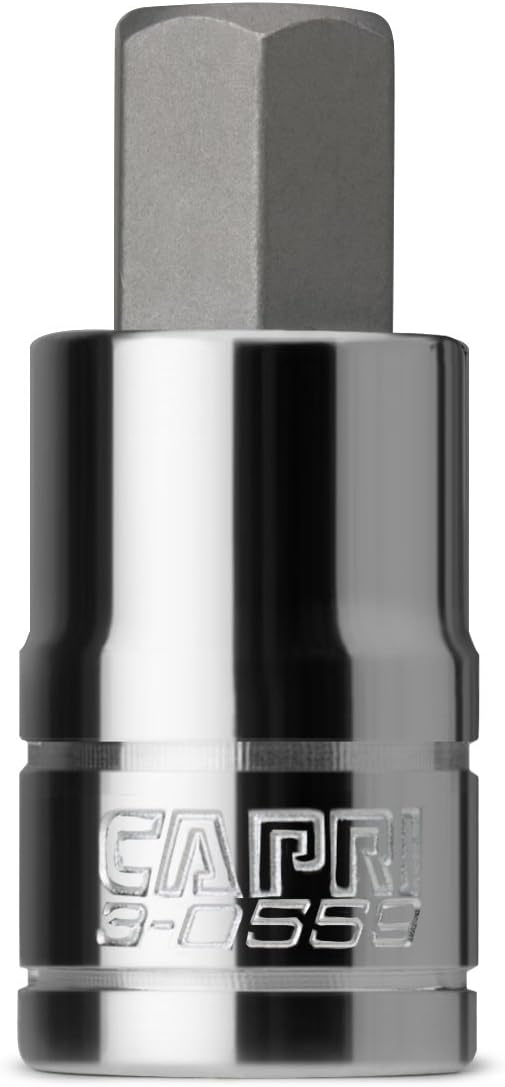 Capri Tools 3-0559 9/16-Inch Hex Bit Socket, 1/2-Inch Drive, SAE