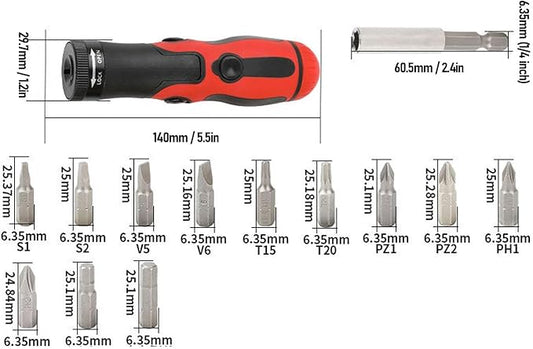 Compact Multifunctional Hand Saw Kit, Innovative Blade Replacement Mechanism Hardened Tips and Non Slip Handle for Woodworking, Drywall, Metal Cutting