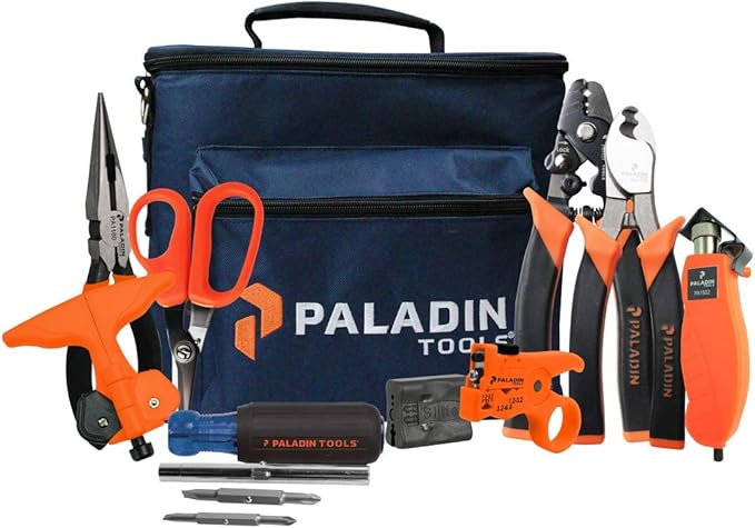 Paladin Tools FTK-B Fiber Optic Tools Kit | Cut, Strip, Terminate Cables | Professional Grade Fiber Termination Kit