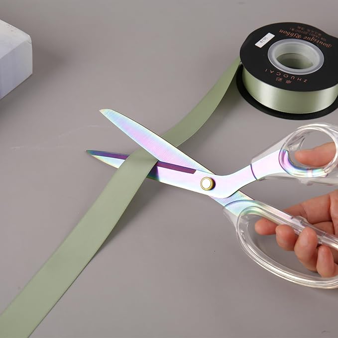 Acrylic Scissors, 9??Ultra-Sharp Titanium Coated Blades and Sharp All-Purpose Scissor, Sewing Scissors, Office Scissor, Comfortable Handle Design, Versatile Usage