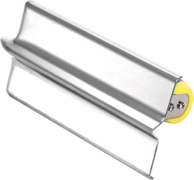Peohud 2 Pieces Concrete Tool Set, 6" x 3" Stainless Steel Concrete Edger and Groover, Masonry Cement Finishing Kit for Smoothing, Cutting