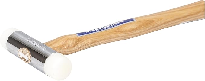 VAUGHAN Nylon Face Hammer, Chrome Plated Zinc Alloy Head, 0.5 Lbs, NT100, VN58408