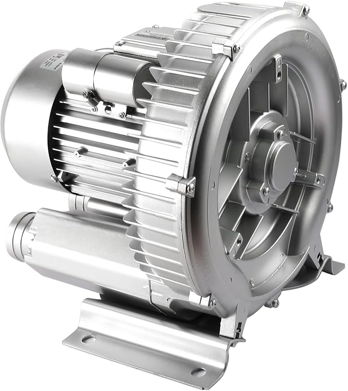 2LG5107AA21 2LG510-7AA21 2HP Regenerative Blower 110-120V 150 CFM 1.75 kW Vacuum Pump Fits for Industrial Air Blowing, Aeration, Vacuum Systems