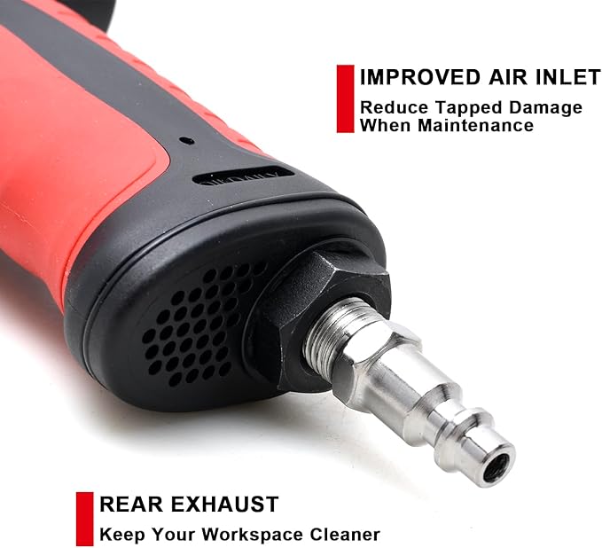 AEROPRO TOOLS 1/2-Inch composite Mini Air Impact Wrench(AP9515),compact design with 810FT-LBS strong torque