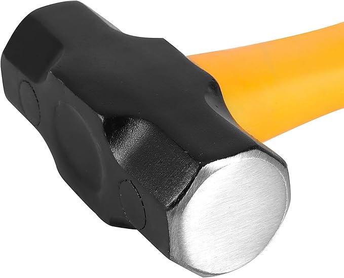 HOIGON 2 Pack 3 Lb Sledge Hammer, 14 Inch Pro-grade Sledge Hammer Tool Set with Fiberglass Handle, 1.6kg 48oz Heavy duty Stoning Club Hammer for Carpentry, Construction, Mechanic Work