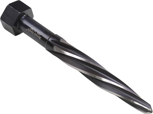 H.S.S Aligning Reamer, 11/16" Cutter Diameter with Hex Shank, Spiral Flute