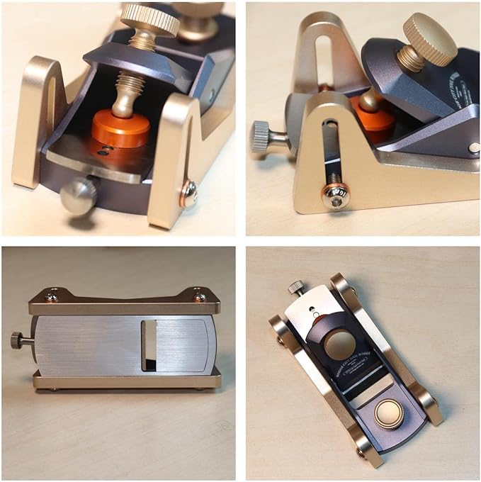 Mini Hand planer, Block Hand Plane,Wood plane, Bridge City HP-8,Perfect for Woodworking, Trimming, Wood Planing, Surface Smoothing