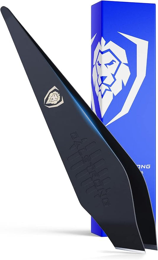 Dalstrong Professional Fish Bone Tweezers - 6 inch - Premium 304 Stainless Steel - Black Titanium Coating - Ambidextrous Design - Angled, Beveled Tip for Precision Work - Fish Pliers Remover Tool