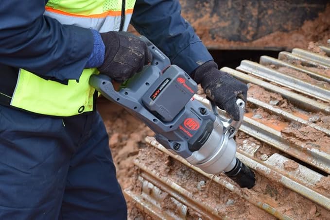 Ingersoll Rand W9491-K2E 20V High-torque 1" Drive Cordless Impact Wrench Kit, 2600 ft-lbs Nut-busting Torque, 2 Batteries and Charger, Standard Anvil