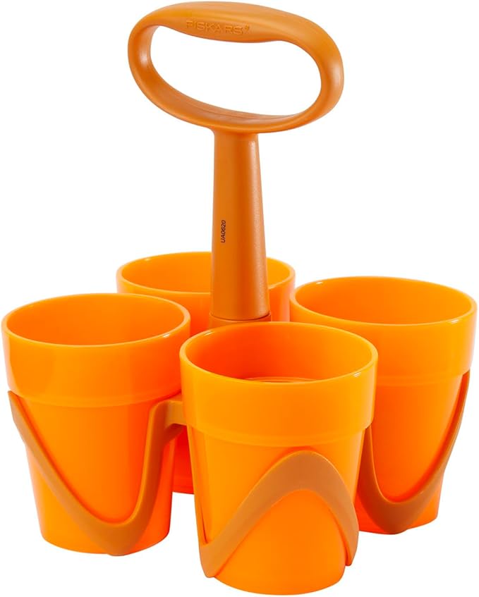 Fiskars 5" Blunt-Tip Scissors Classpack for Kids Ages 4-7 with Art Caddy Organizer (24-Pack), Kids Scissors for School or Crafting, Back to School Supplies, Assorted Colors
