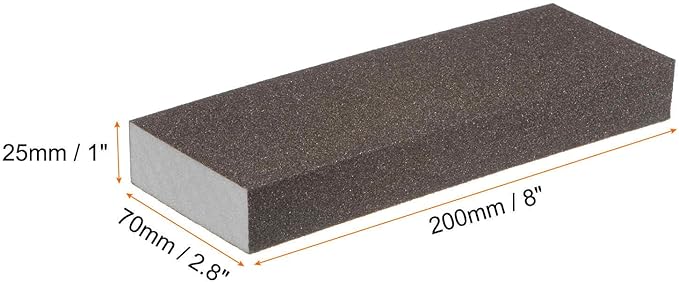 HARFINGTON 4pcs Medium Grit Sanding Sponge Blocks 180-240 Grit Foam Sanding Block for Polishing Kitchen Metal Wood Drywall, 200x70x25mm