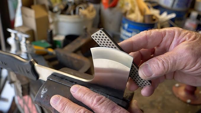 DMT (Diamond Machining Technology) 4-in. Portable Diamond Whetstone Bench Stone, Extra Coarse Grit Sharpener (W4X)
