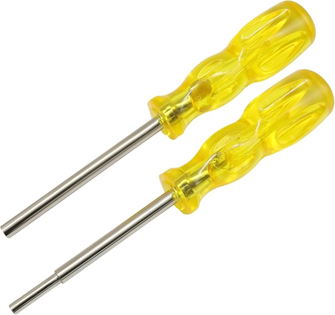 3.8mm and 4.5mm Gamebit Screwdriver Set, Security Screwdriver Bits for Opening Nintendo, Sega Consoles and Game Cartridges (Yellow)