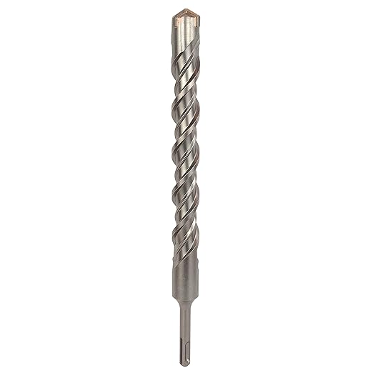 1-1/8 Inch x 12 Inch SDS Plus Rotary Hammer Drill Bit, Carbide Tipped for Brick, Stone, and Concrete Version 2 (1-1/8" x 10" x 12")