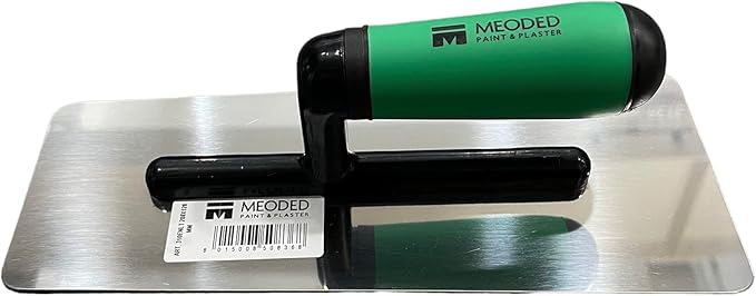 Stainless Steel Plaster Trowel, (11x4.7inch) Venetian Plaster Trowel, Plaster Tool, Large 280x120 mm, Meoded Paint & Plaster