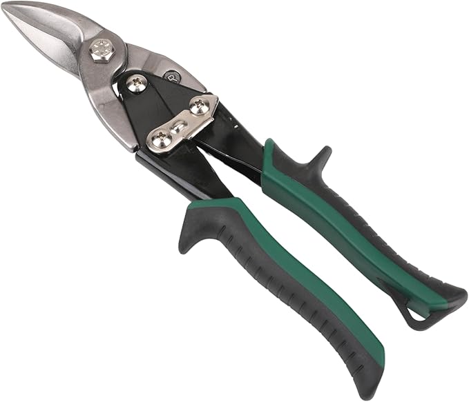 Aviation Tin Snips with Chrome Vanadium Steel Blades, Straight, Left, and Right Cutting Options, and Enhanced TyreGrip Handle for Optimal Comfort and Safety - 3 Pack Combo