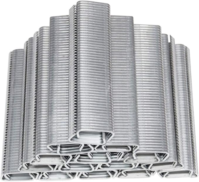 1500pcs 3/4" Galvanized Professional Upholstery Hog Rings D-Rings -for HR-22 HR60-22 SR15 C-22