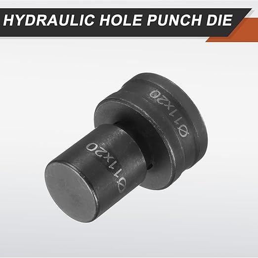 HARFINGTON Hydraulic Hole Punch Die 過11횞20mm Slot Hole 40Cr Steel Electric Punching Kit for CH70 Electric Punching Machine, Black