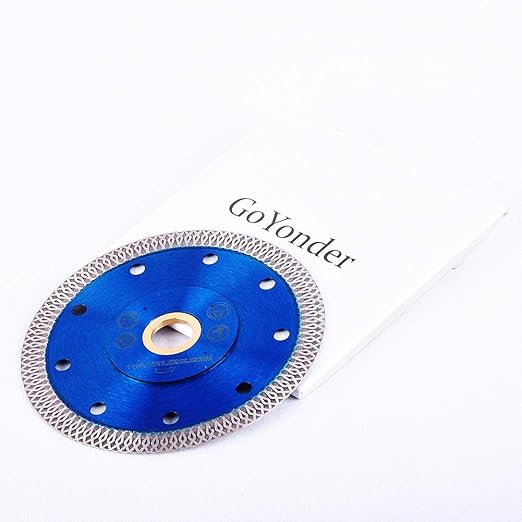 GoYonder 4.5 Inch Tile Blade, Super Thin Diamond Saw Blade for Cutting Porcelain Tiles, Granite Marble Ceramics (4.5")