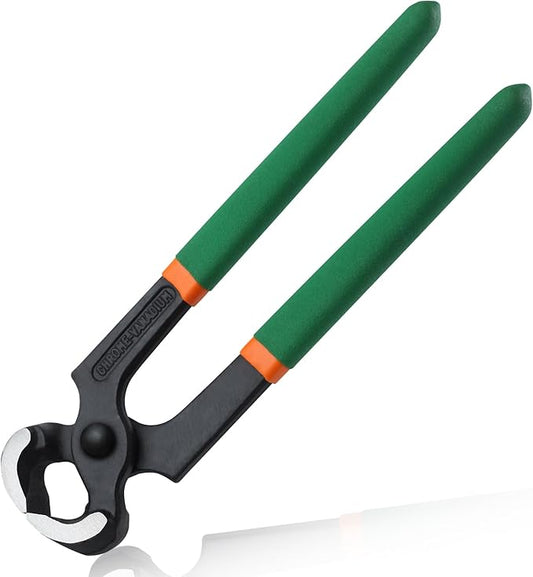 End Cutting Pliers 8 Inches PVC Handle, Stiletto Nail Puller Pliers for Women Wire Cutting, Shoe Heel Repair