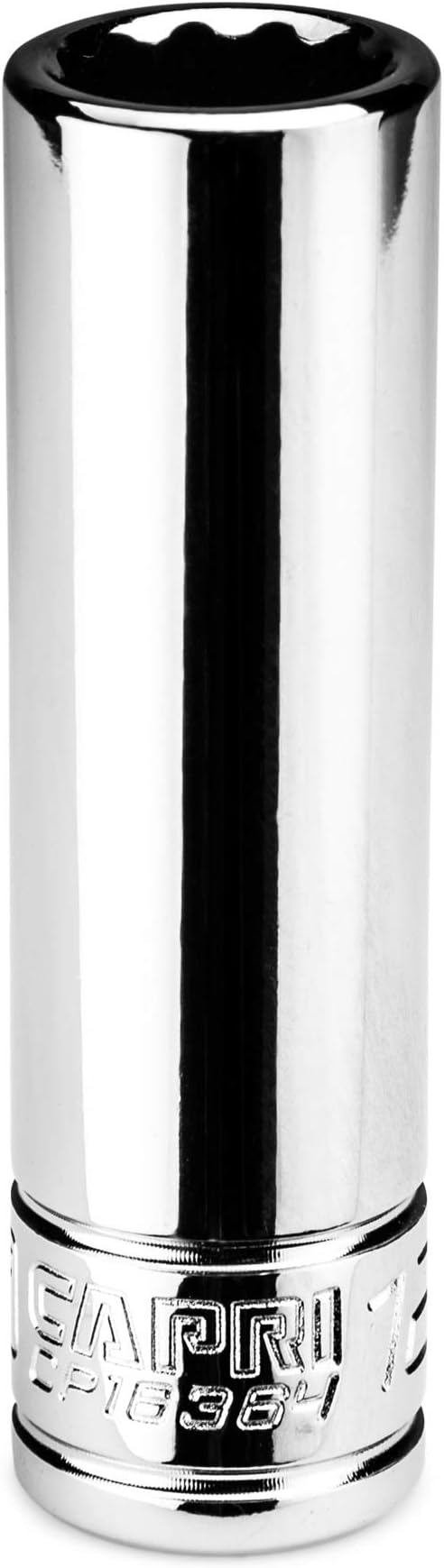 Capri Tools 12 mm Deep Socket, 3/8 in. Drive, 12-point, Metric