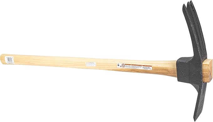 Vaughan Groundbreakers 26 Inch Handy Mattock Tiller, Ideal for Digging and Clearing, VN85201