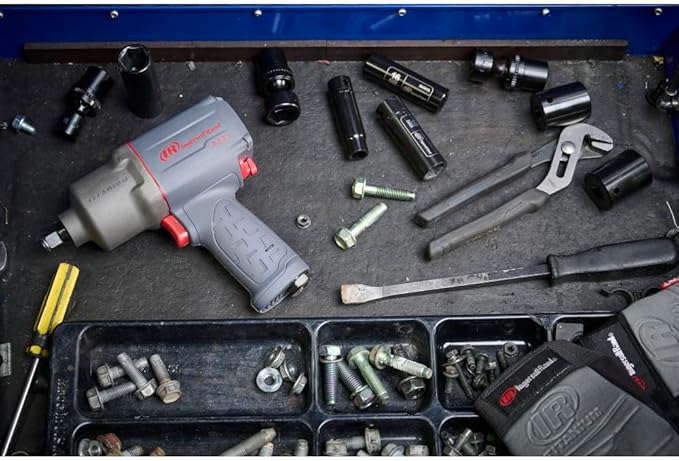 Ingersoll Rand 2235TiMAX 1/2-Inch-Drive Air Impact Wrench with Up to 1,350 Foot-Pounds Torque Output