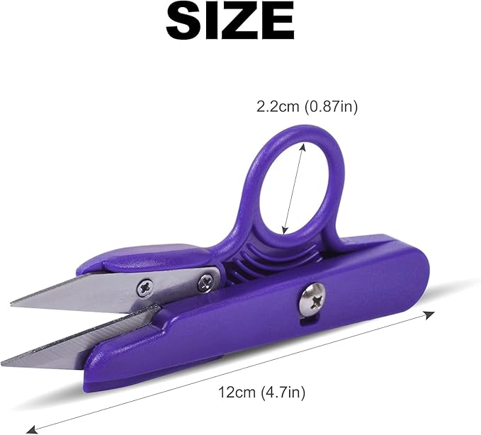 UCEC 24 Pack Thread Snips Sewing Scissors, Small Fabric Scissors & Mini Thread Cutter Clips for Knitting, Crocheting, Tailoring & Craft Detail Cutting, 4.7 Inch