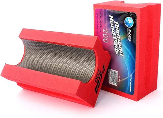 Electroplated Diamond Sanding Blocks 200 Grit V30 Polishing Grinding Hand Pads Block For Granite Marble Glass Stone