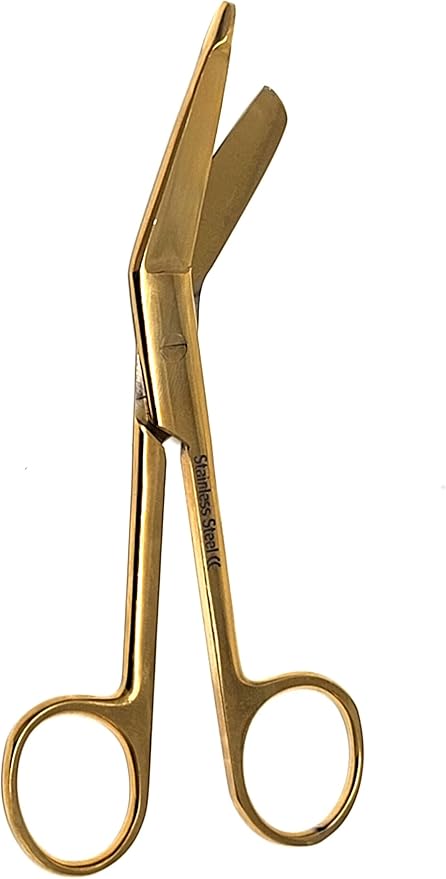 Set of 3 Pcs Lister Bandage Scissors 5.5"- Ideal Gift for Nurses Doctors CVT RVT EMT Made of Premium Quality Stainless Steel