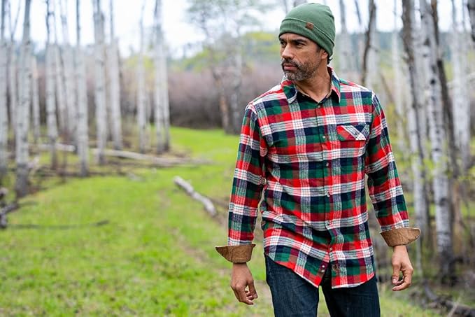 Legendary Whitetails Men's Flannel Shirt Long Sleeve Button Down 100% Cotton