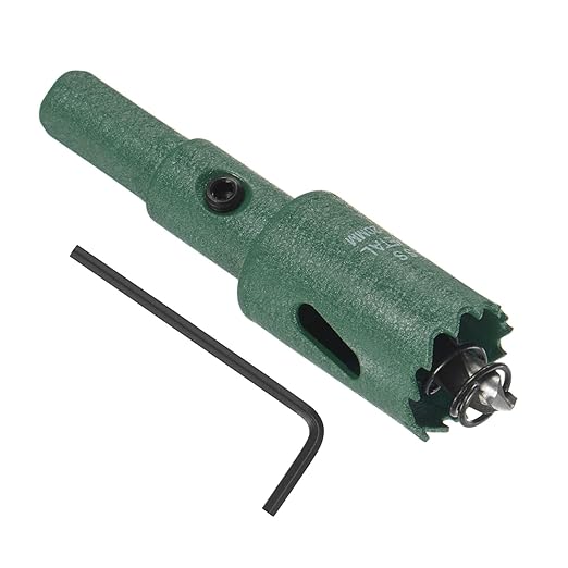 Bi-Metal Hole Saw, 20mm 22/25 Inch Dia Hole Saw, High Speed Steel Cutter - (Applications: for Wood Brass Zinc), 1-Pieces