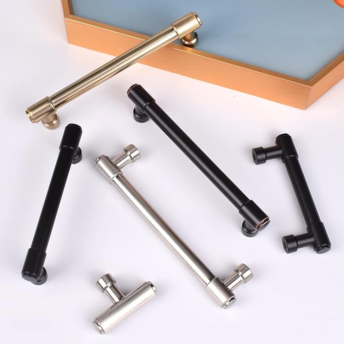 khtumeware Oil Rubbed Bronze Cabinet Pulls - Center to Center 4" (Approx. 102MM) - Pack of 10 - Kitchen Handles for Cabinets Cupboard Handles Drawer Pulls