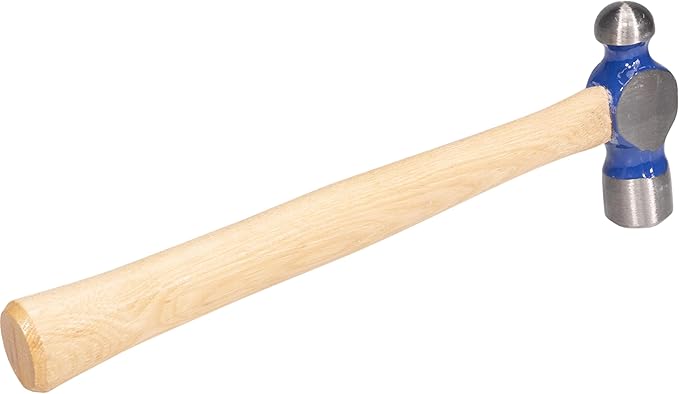 VAUGHAN Ball Pein Hammer, 16 oz, Hickory handle, American high carbon steel, TC016, VN15530