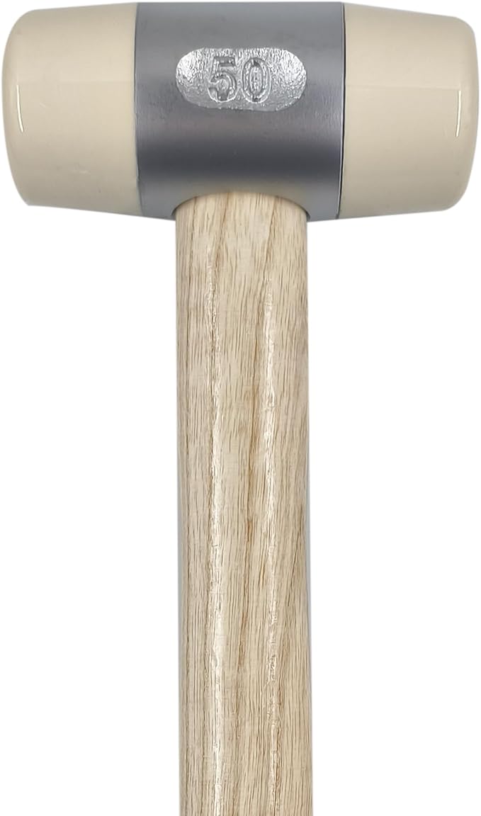 Nylon rubber mallet 50 oz white