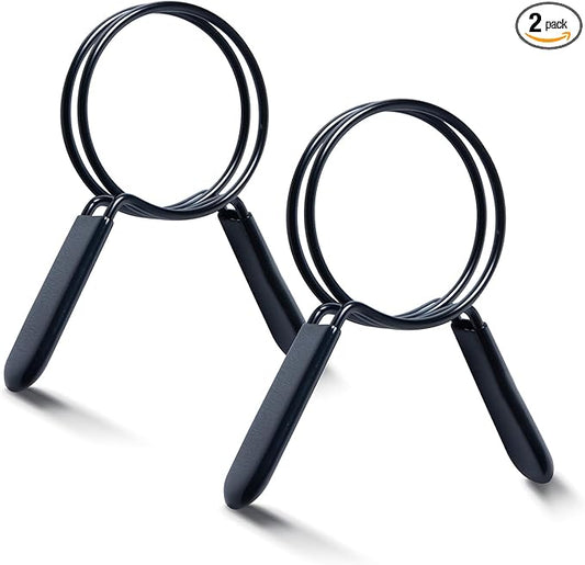 POWERTEC 2-1/2 Inch Double Loop Hose Clamps for Dust Collection Hose and Dryer Vent Hose, Quick Release Spring Clamps for Dust Collector and Dust Collection Fittings, 2 pack (70390V)