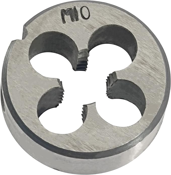 Aceteel M10 x 1.5 Metric Round Die, Machine Thread Die M10 X 1.5mm Right Hand