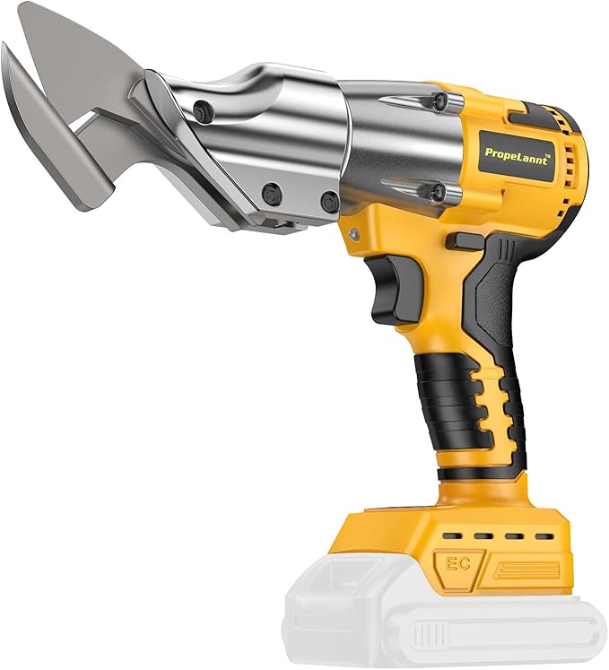 Cordless Metal Shears for Dewalt 20V Max - 14GA Steel Metal Cutter, 360째 Pivoting Head, 400Nm Torque Cutting Stainless Sheet, Iron, Carpet, Leather, Cardboard(NO Battery)