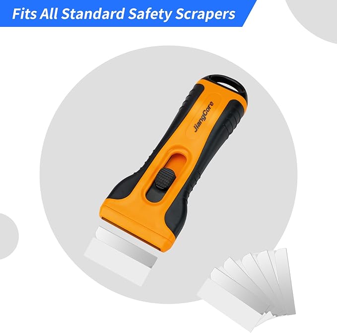 200 Count Single Razor Edge Blades ??Premium SK5 Carbon Steel, Ultra-Sharp & Durable for Professional Shaving, DIY Crafts, and Industrial Use