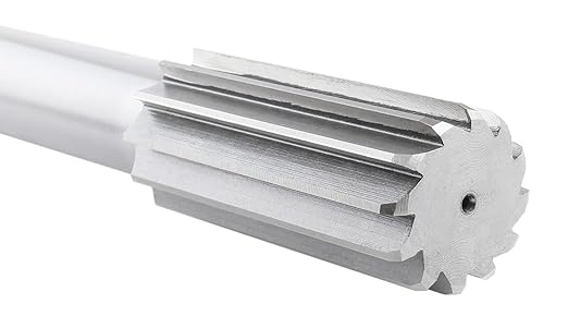 Accusize Industrial Tools 5015-0330 H.S.S. M2 Straight Shank Straight Flute Chucking Reamer, 1-3/8 in