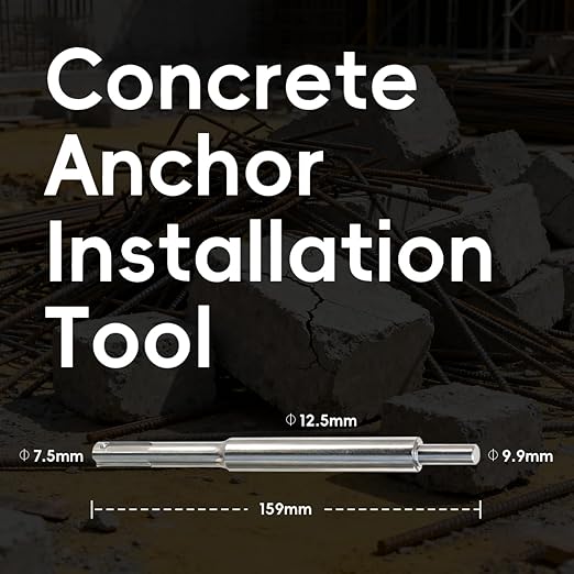 DIABST37-SDS SDS-Plus Setting Tool for 3/8-inch Drop-in Anchors ??Concrete Anchor Installation Tool ??Compatible with DIAB Anchors ??Heavy-Duty Masonry & Construction Use