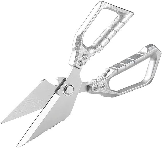 Kitchen Scissors all Purpose, Stainless Steel Kitchen Shears, Meat Scissors Heavy Duty Sharp Shears, Kitchens Accessories Cooking Shear for Meat Chicken Fish Poultry Herb Bread