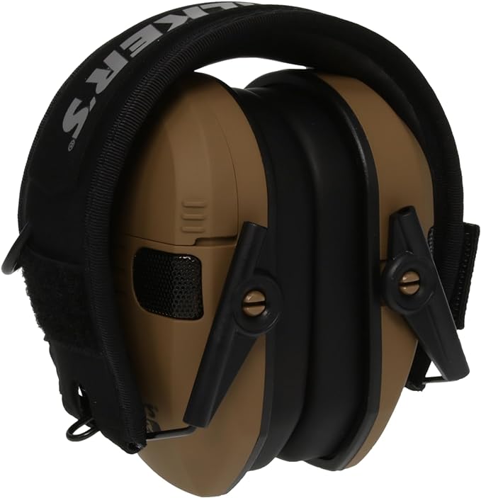Walker's Razor Slim Ultra Low Profile Compact Design Adjustable Range Shooting Hunting Hearing Protection Electronic Earmuffs