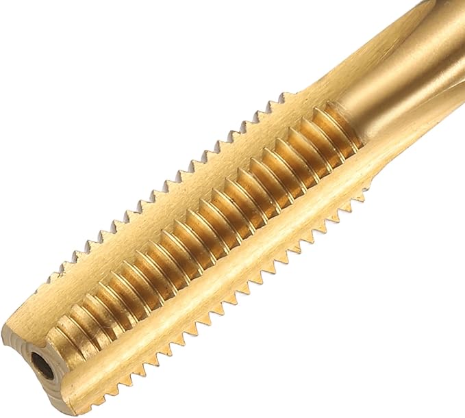 uxcell Metric Thread Tap M8 x 1 H2 100mm Straight Flute Screw Thread Milling Machine Taps Threading Tapping Repair Tool