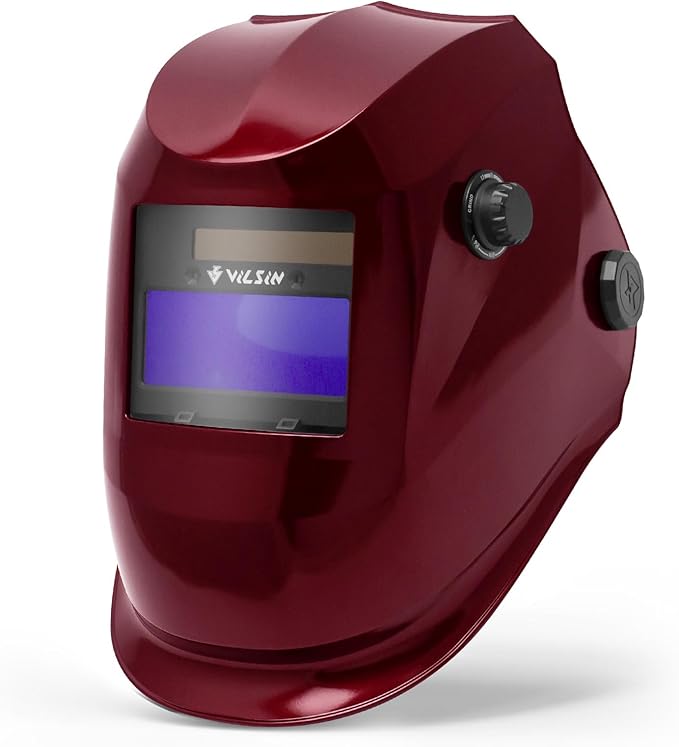VILSIN Welding Helmet Auto Darkening Large View,Welding Hood True Color Solar Powered With 2 Arc Sensor,Wide Shade 3/4-8/9-13 for Welding Mask TIG MIG ARC Welding Shield,K23-5022-SGH